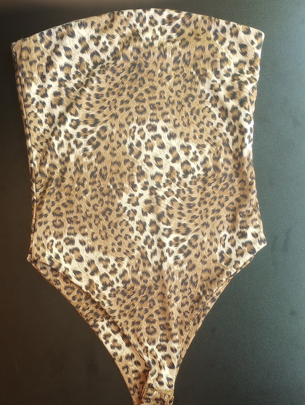 LC | Lizette Collection Sleeveless Bodysuit Top Leopard Print M - Picture 4 of 11